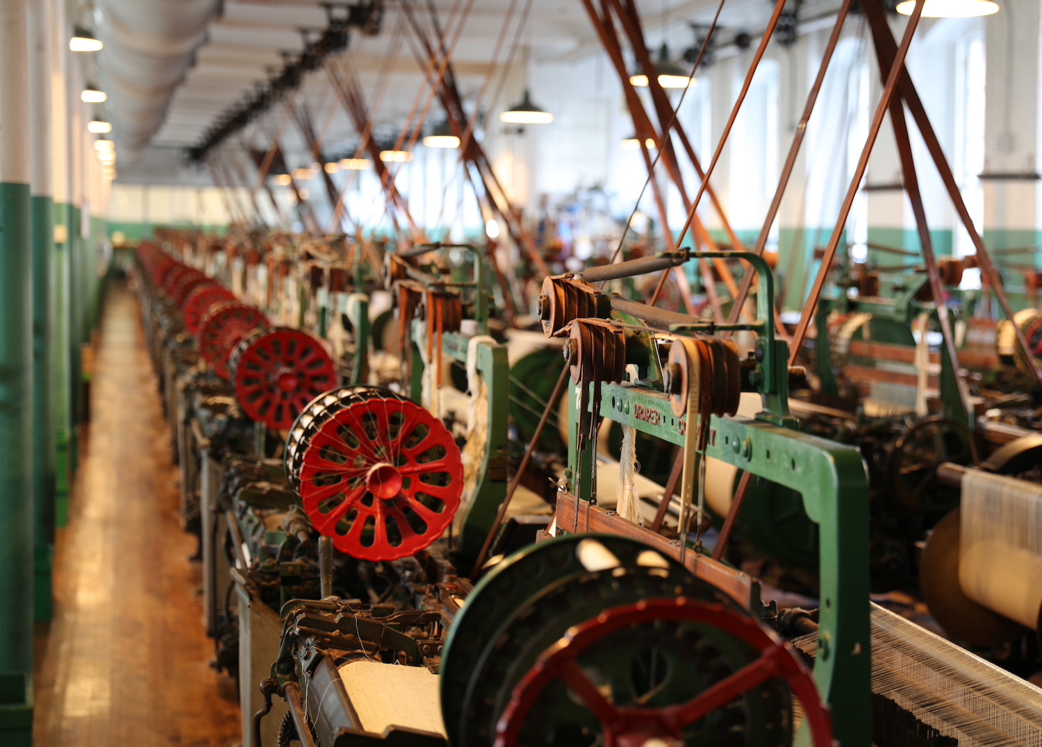Boott Cotton Mills Weave Room